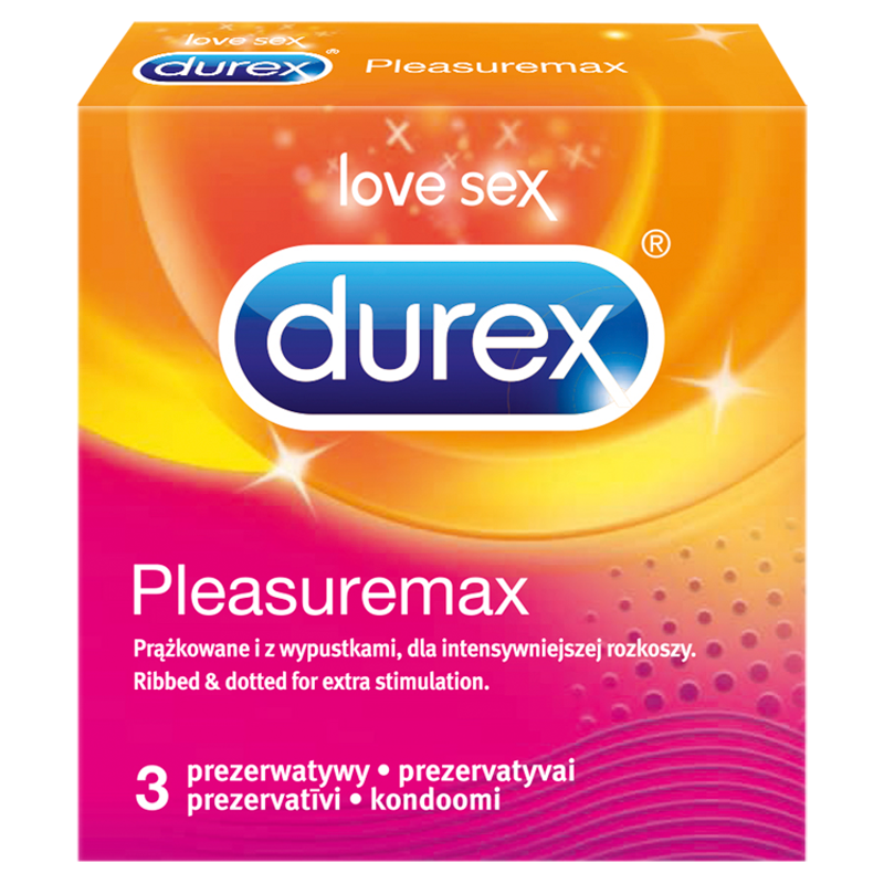 Дюрекс MEDICAL SUPPLIES Condoms Durex Pleasuremax N3