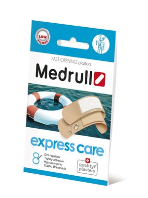 Лейкопластырь MEDICAL SUPPLIES Bactericidal adhesive plaster Express Care N8*