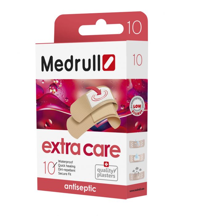 Лейкопластырь MEDICAL SUPPLIES Bactericidal adhesive plaster Extra Care N10*