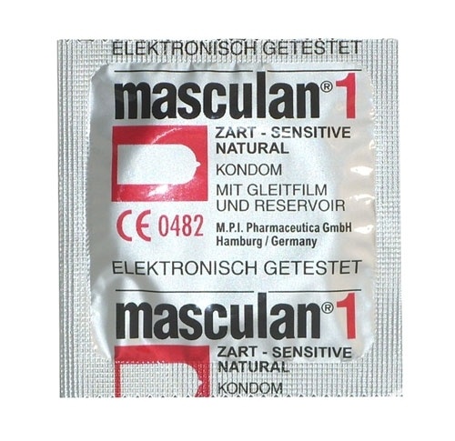 Маскулан MEDICAL SUPPLIES Masculan Condom 1 Sensitive N1