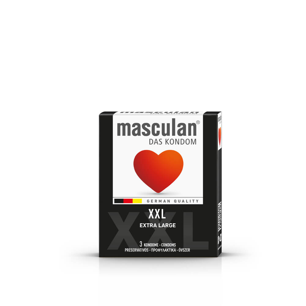 Маскулан MEDICAL SUPPLIES Masculan Condom XXL Black N3