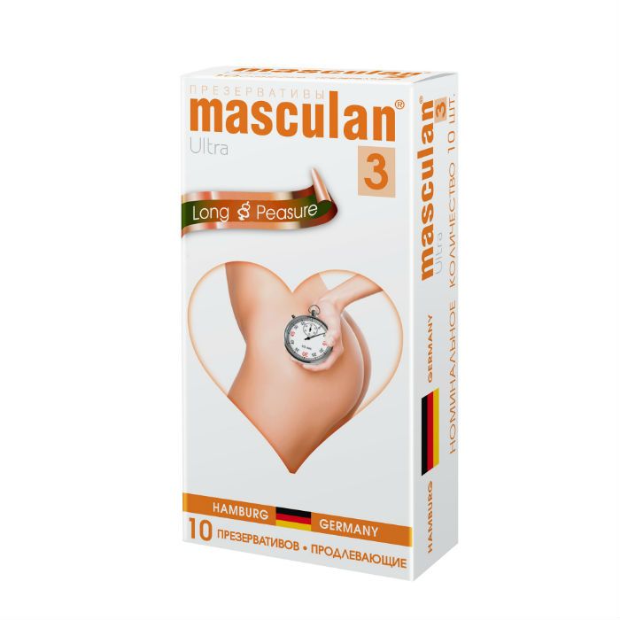 Маскулан MEDICAL SUPPLIES Masculan Condom Ultra-3 N10