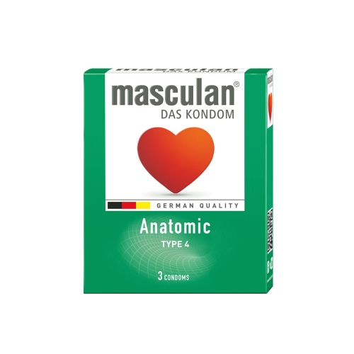 Маскулан MEDICAL SUPPLIES Masculan Condom 4 Anatomic N3