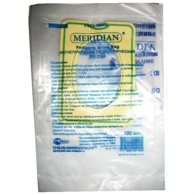 Мочеприемник MEDICAL SUPPLIES Urine collection bag pediatric sterile 100ml