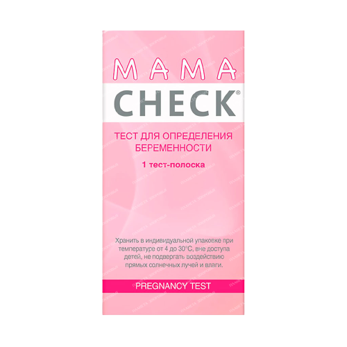 Тест MEDICAL SUPPLIES Pregnancy Test Mama Check 1pc