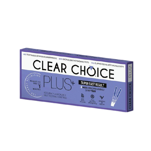 Тест MEDICAL SUPPLIES Pregnancy Test Clear Choice Plus x2