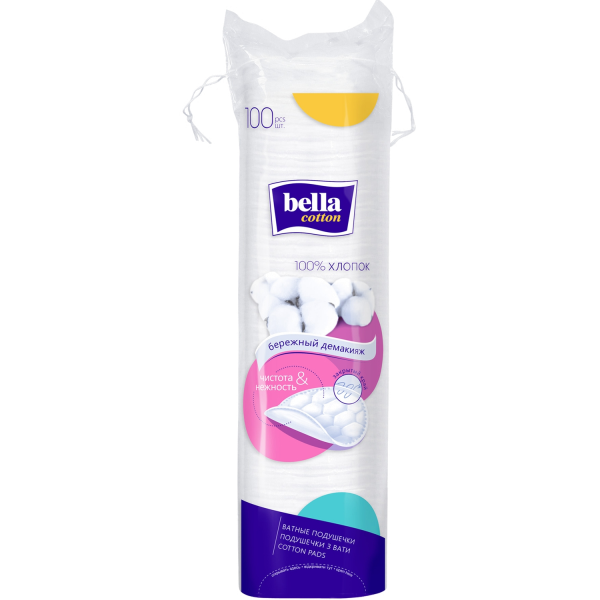 Белла CARE PRODUCTS Bella cotton pads N100