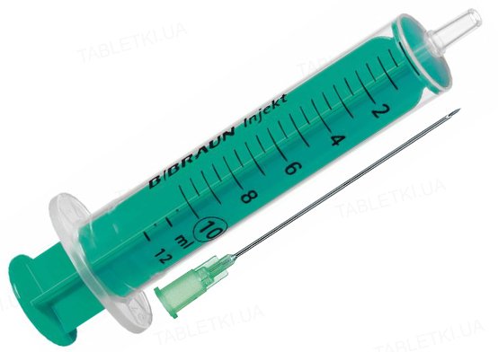 Шприц MEDICAL SUPPLIES Syringe 10ml with needle 21G