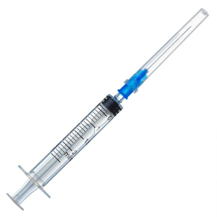 Шприц MEDICAL SUPPLIES Syringe 2ml 3-component 23G