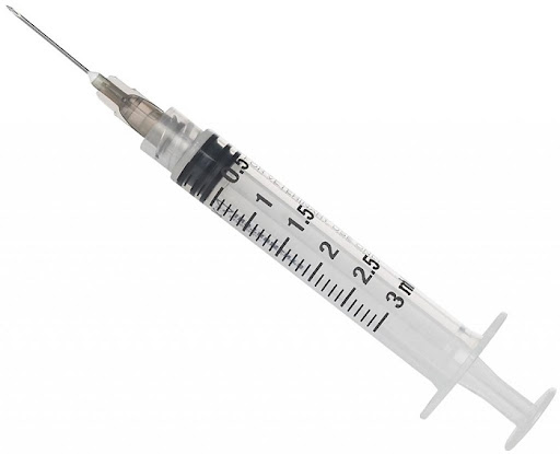 Шприц MEDICAL SUPPLIES Syringe 3-component 3ml 23G