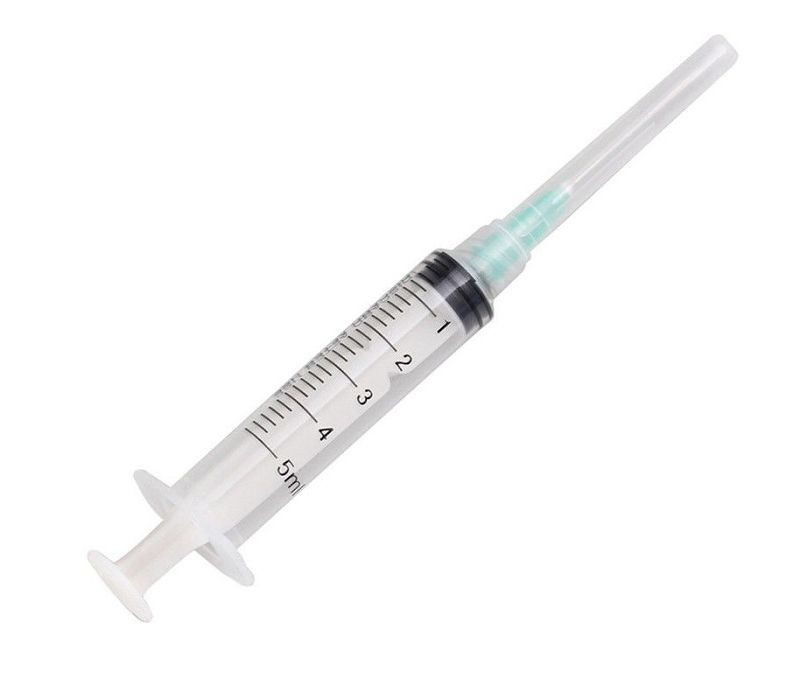 Шприц MEDICAL SUPPLIES Syringe 5 ml 3-components 23G