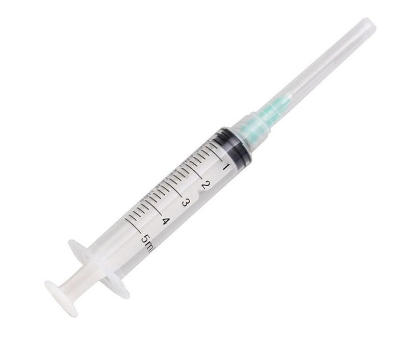 Шприц MEDICAL SUPPLIES Syringe 5ml 3-components 23G