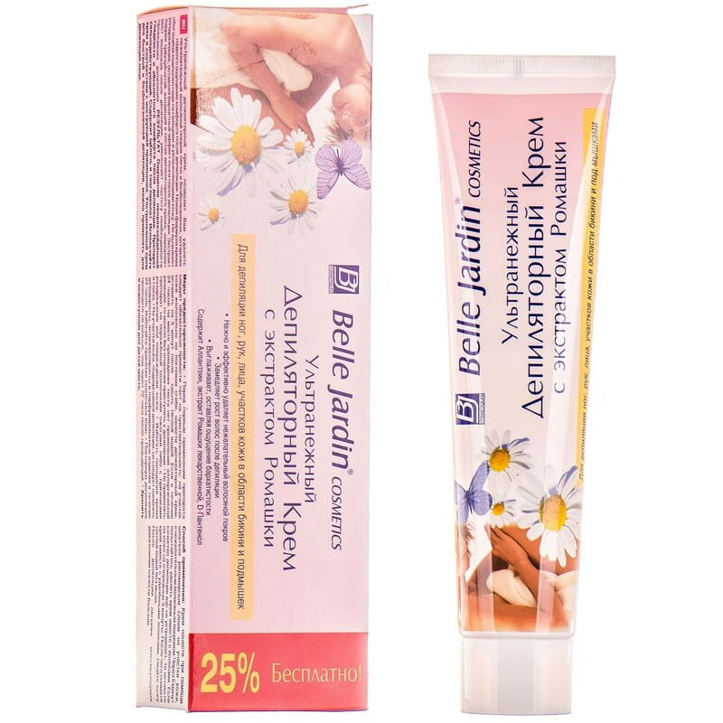 Белл CARE PRODUCTS Bell Jardin depilatory cream with chamomile extract 125ml