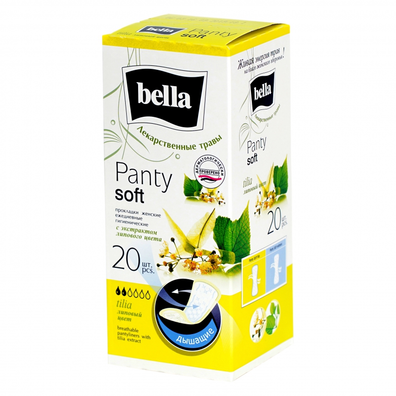 Белла CARE PRODUCTS Bella Panty Herbs liners daily with linden Pack x 20 pieces