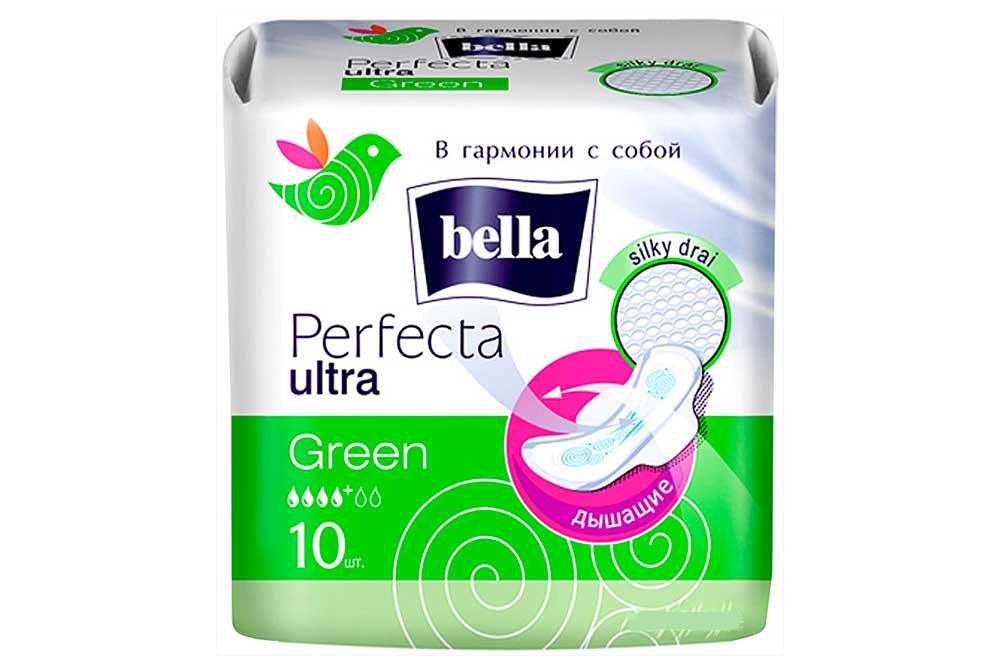 Белла CARE PRODUCTS Bella Perfecta ultra Green sanitary pads N10