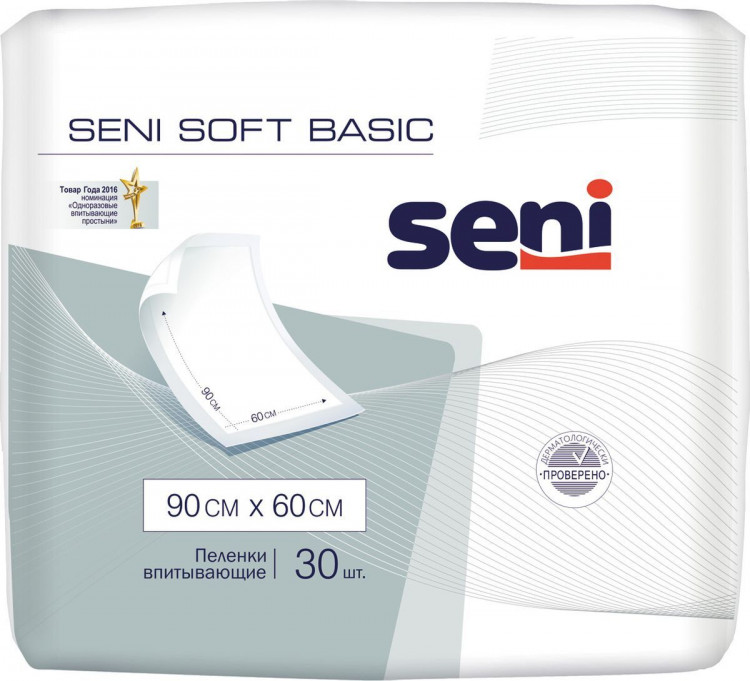 Белла CARE PRODUCTS Seni soft basic absorbent sheet 90x60 N30