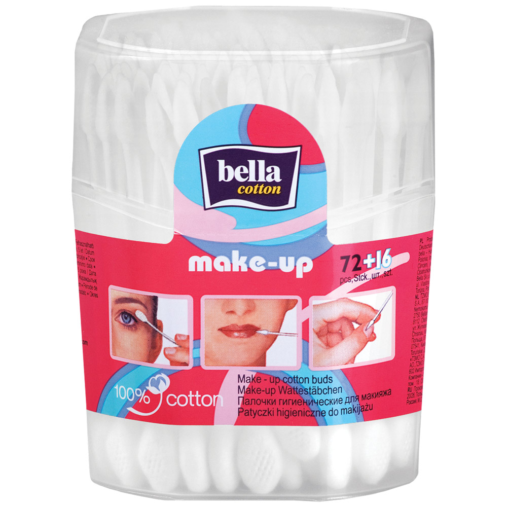 Белла CARE PRODUCTS Bella cotton buds for makeup N88