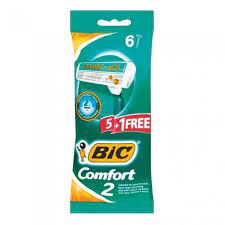 Биг ԽՆԱՄՔԻ ՄԻՋՈՑՆԵՐ BIC Comfort 2 Միանգամյա օգտագործման սափրիչ N6