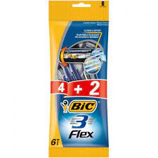 Биг СРЕДСТВА ПО УХОДУ BIC Comfort Flex 3 одноразовая бритва N6