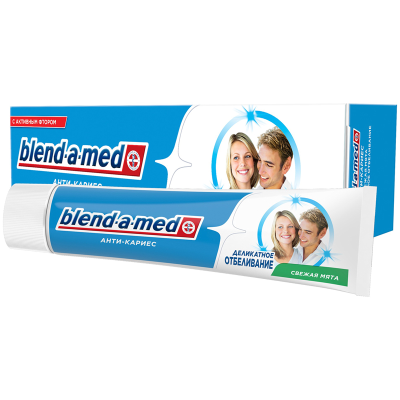 Блендамед CARE PRODUCTS Blendamed toothpaste delicate whitening, 100ml