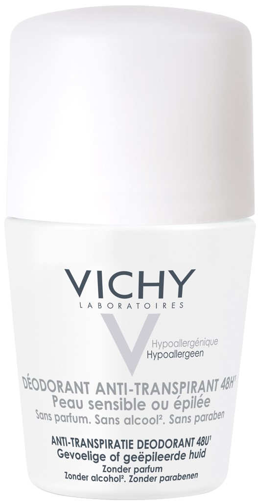 Виши CARE PRODUCTS Vichy deodorant-ball anti-transpirant or sensitive skin 48 hours, 50ml