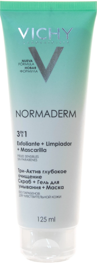 Виши CARE PRODUCTS Vichy Normaderm gel-scrub-mask 3 in 1 125ml