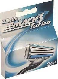 Жиллетт CARE PRODUCTS Gillette razor mach3 turbo +2 cart