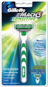 Жиллетт CARE PRODUCTS Gillette razor mach3 sensitive +1 cart