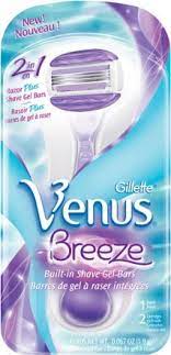 Жиллетт CARE PRODUCTS Gillette razor venus breeze +2 cart