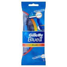 Жиллетт CARE PRODUCTS Gillette razor disposable blue 2 plus, 5pcs