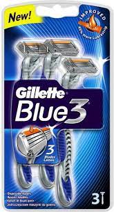 Жиллетт CARE PRODUCTS Gillette razor disposable blue 3, 3pcs