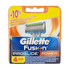 Жиллетт СРЕДСТВА ПО УХОДУ Жиллетт запаски Fusion Proglide Power, 4шт