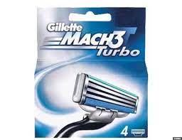 Жиллетт CARE PRODUCTS Spare gilet tips mach 3 turbo 4pcs