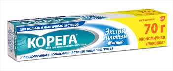 Корега МЕДИЦИНСКИЕ ПРИНАДЛЕЖНОСТИ Корега Экстра Сила фиксирующий крем для протезов 70г