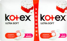 Котекс CARE PRODUCTS Cotex pads Ultra Soft Super Duo 16pcs.