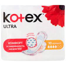 Котекс CARE PRODUCTS Kotex pads Ultra thin normal dry, 10pcs