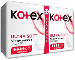 Котекс CARE PRODUCTS Kotex pads Ultra thin normal soft, 20pcs