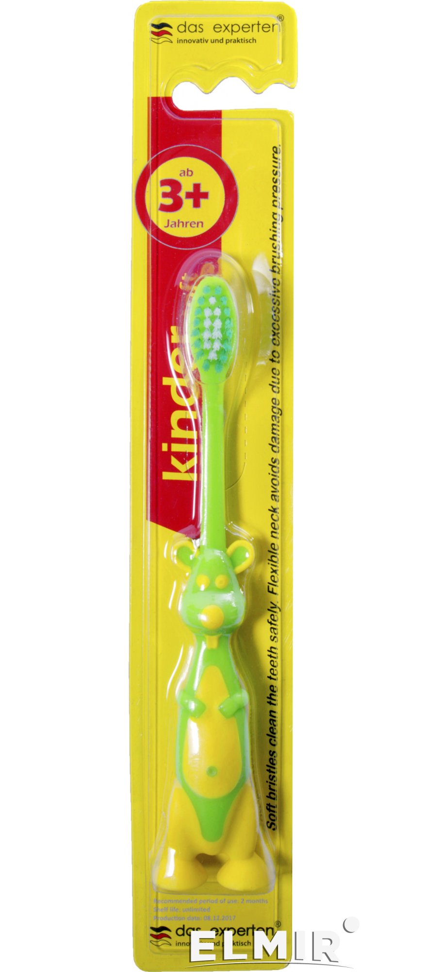 Дас СРЕДСТВА ПО УХОДУ Дас эксперт зубная щетка Kids 3+
