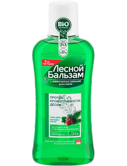 Лесной CARE PRODUCTS Лесной Бальзам ополаск. против кров. десен, кора дуба 400мл