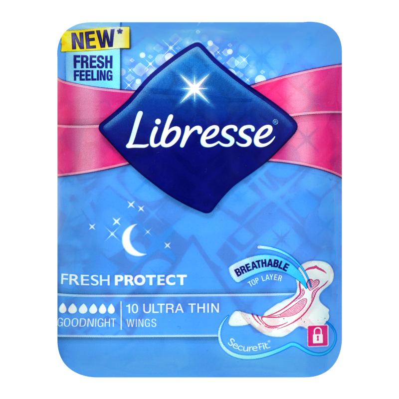 Либресс CARE PRODUCTS Libress Invisible Ultra Night Goodnight 5685 10pcs