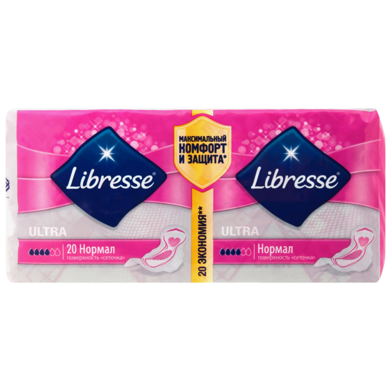 Либресс CARE PRODUCTS Libresse eco ultra natural normal pads 20pcs