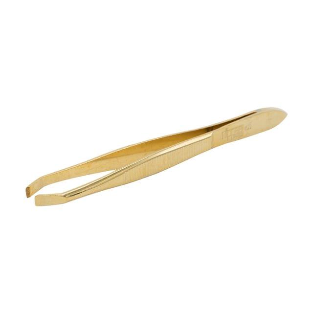 Ниппес CARE PRODUCTS Nippes Curved tweezers, gold plated 8cm, 9G