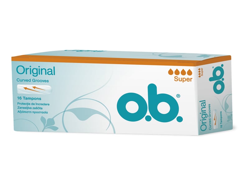 О.Би. CARE PRODUCTS O.b. hygiene tampons Original super N16