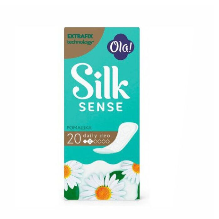 Ола CARE PRODUCTS Ола silk sense ежедневные прокладки без аромата 20шт 3836