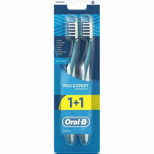 Орал CARE PRODUCTS Oral B toothbrush pro expert 40 MEDIUM 1+1