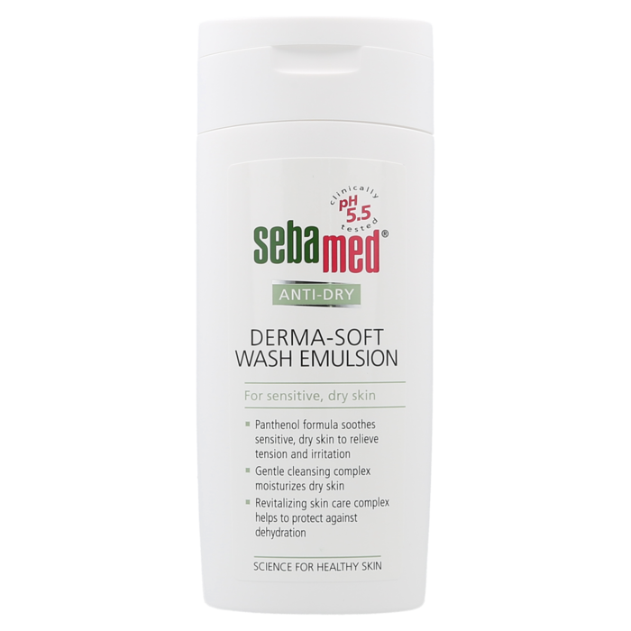 Себамед СРЕДСТВА ПО УХОДУ Sebamed Anti Dry Derma-soft эмульсия для умывания, 200мл 2095