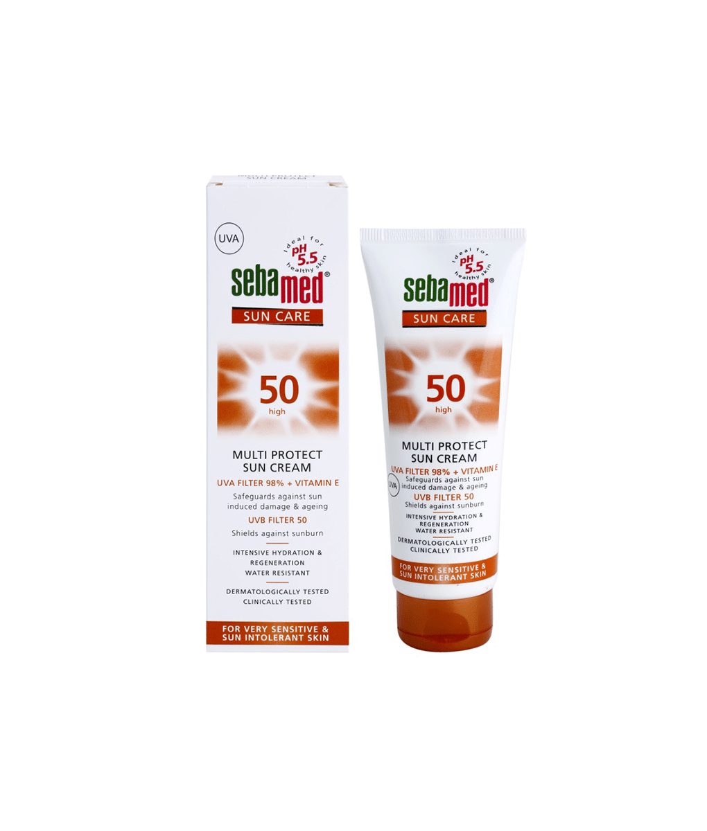 Себамед CARE PRODUCTS Sebamed Sun care Multi protect sun cream SPF 50 75ml #2073