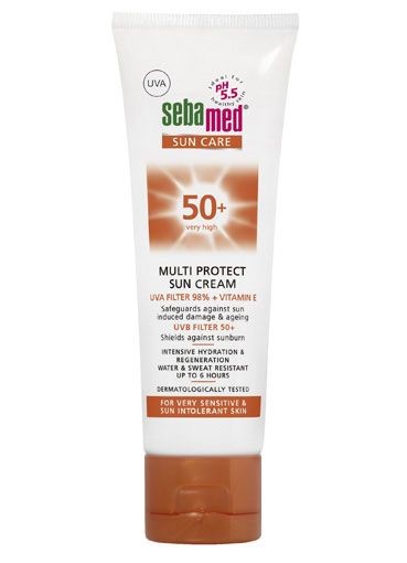 Себамед СРЕДСТВА ПО УХОДУ Себамед Sun care Крем солнцезащитный SPF 50+ UP 75мл #2080