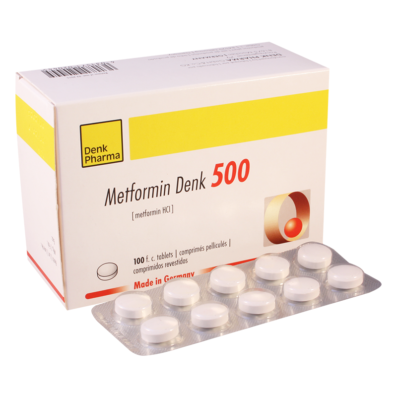 Метформин MEDICINES Metformin-Denk tablets 500mg x 100