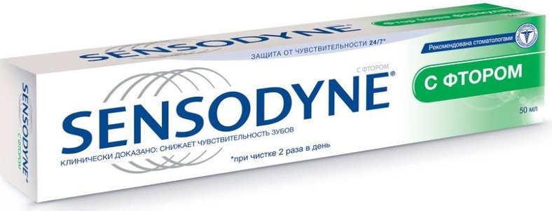 Сенсодин CARE PRODUCTS Sensodin with Fluoride toothpaste 50ml